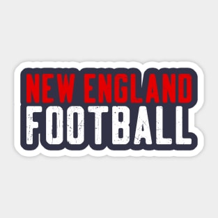 New England Football Sticker